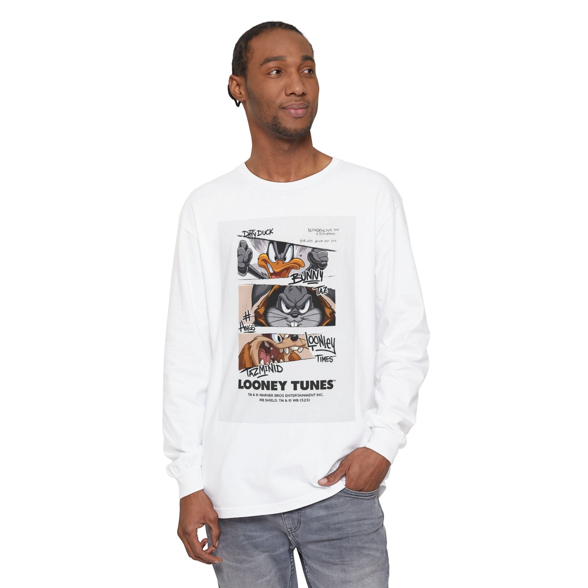 Unisex Garment-dyed Long Sleeve T-Shirt