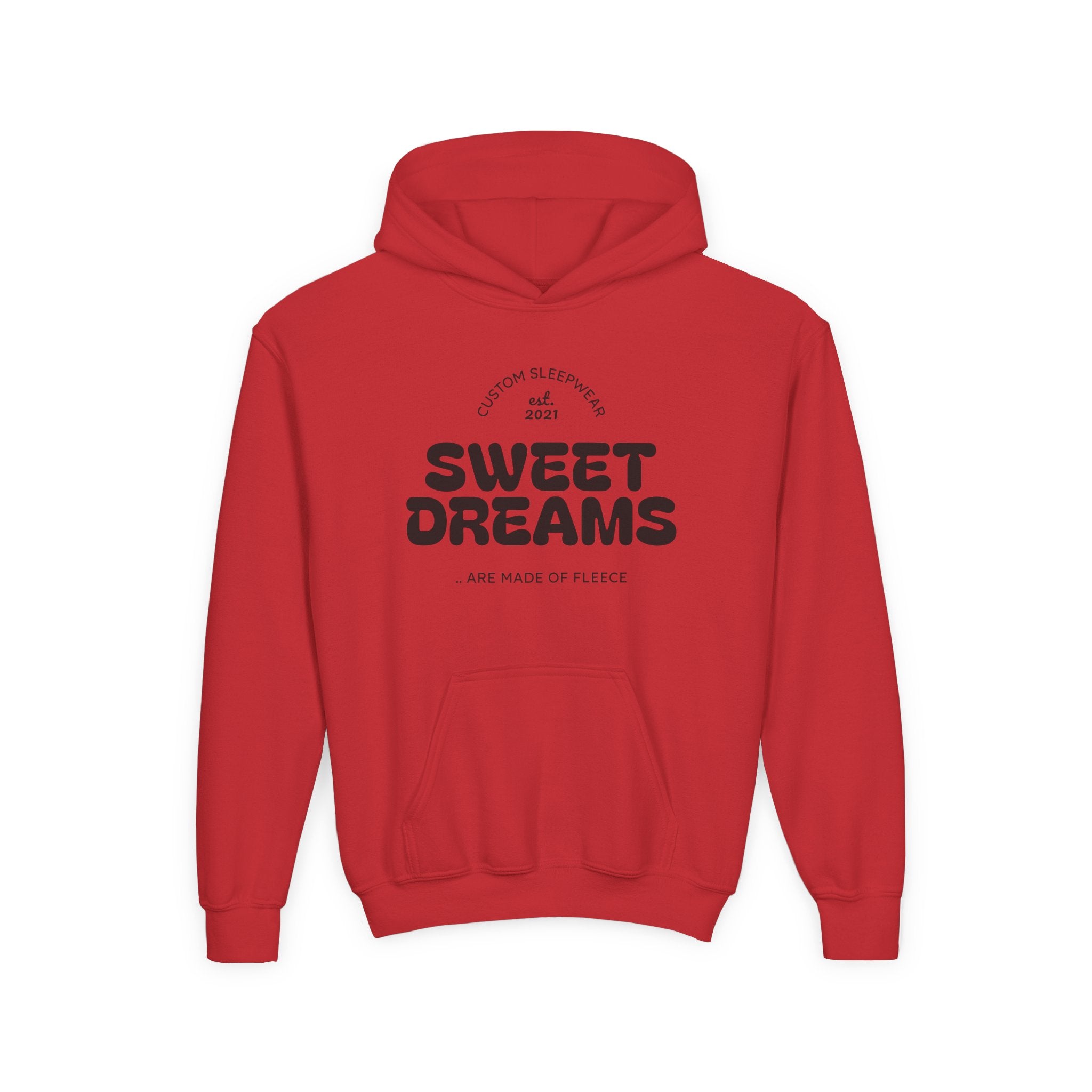 Sweet Dreams Youth Hoodie — Retro Cozy Sleepwear Pullover