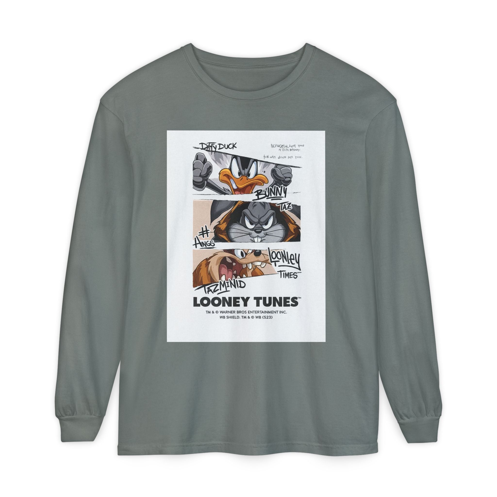 Unisex Garment-dyed Long Sleeve T-Shirt