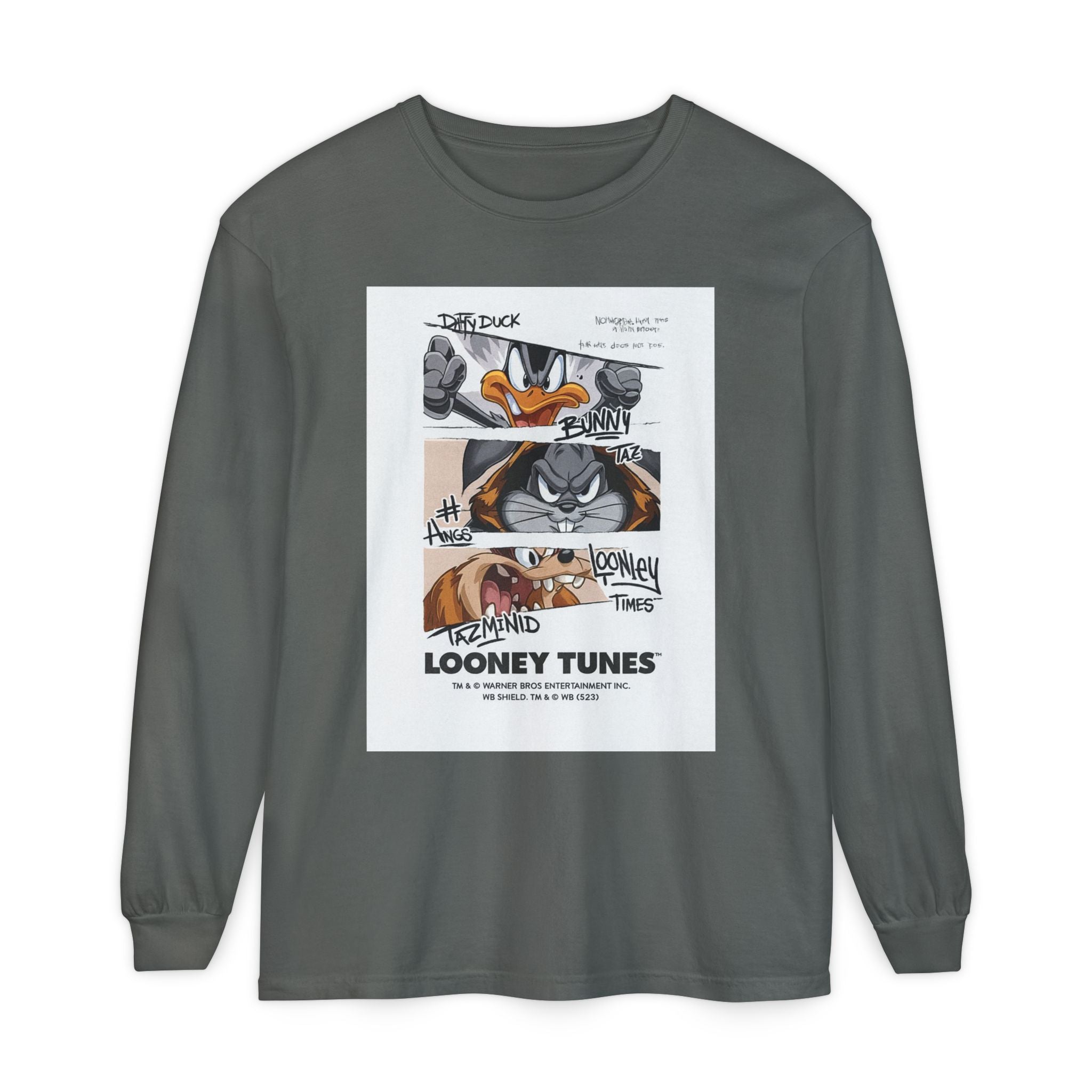 Unisex Garment-dyed Long Sleeve T-Shirt