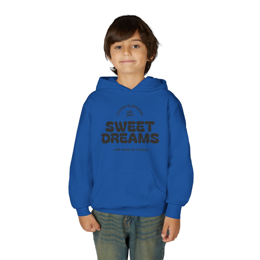 Sweet Dreams Youth Hoodie — Retro Cozy Sleepwear Pullover