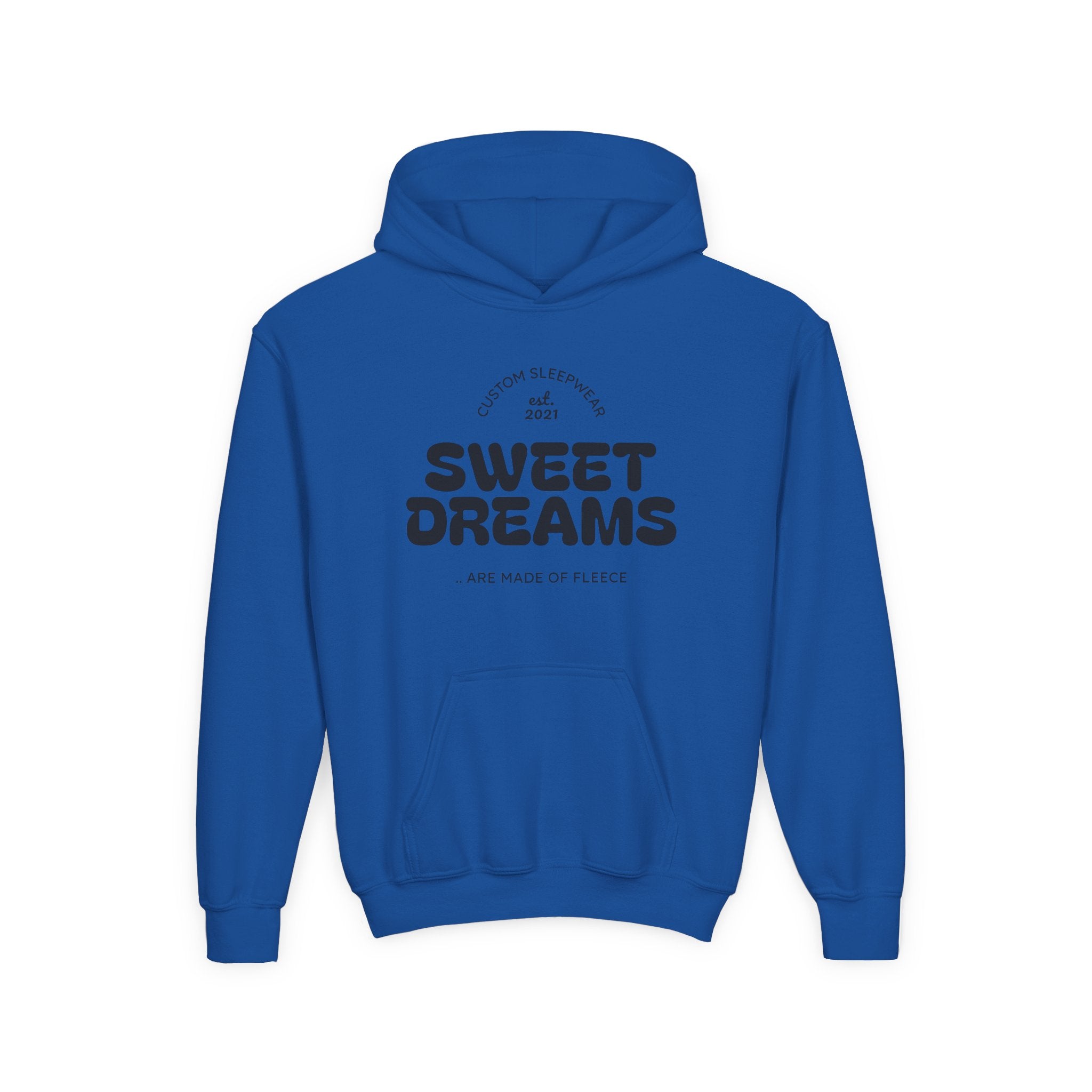 Sweet Dreams Youth Hoodie — Retro Cozy Sleepwear Pullover