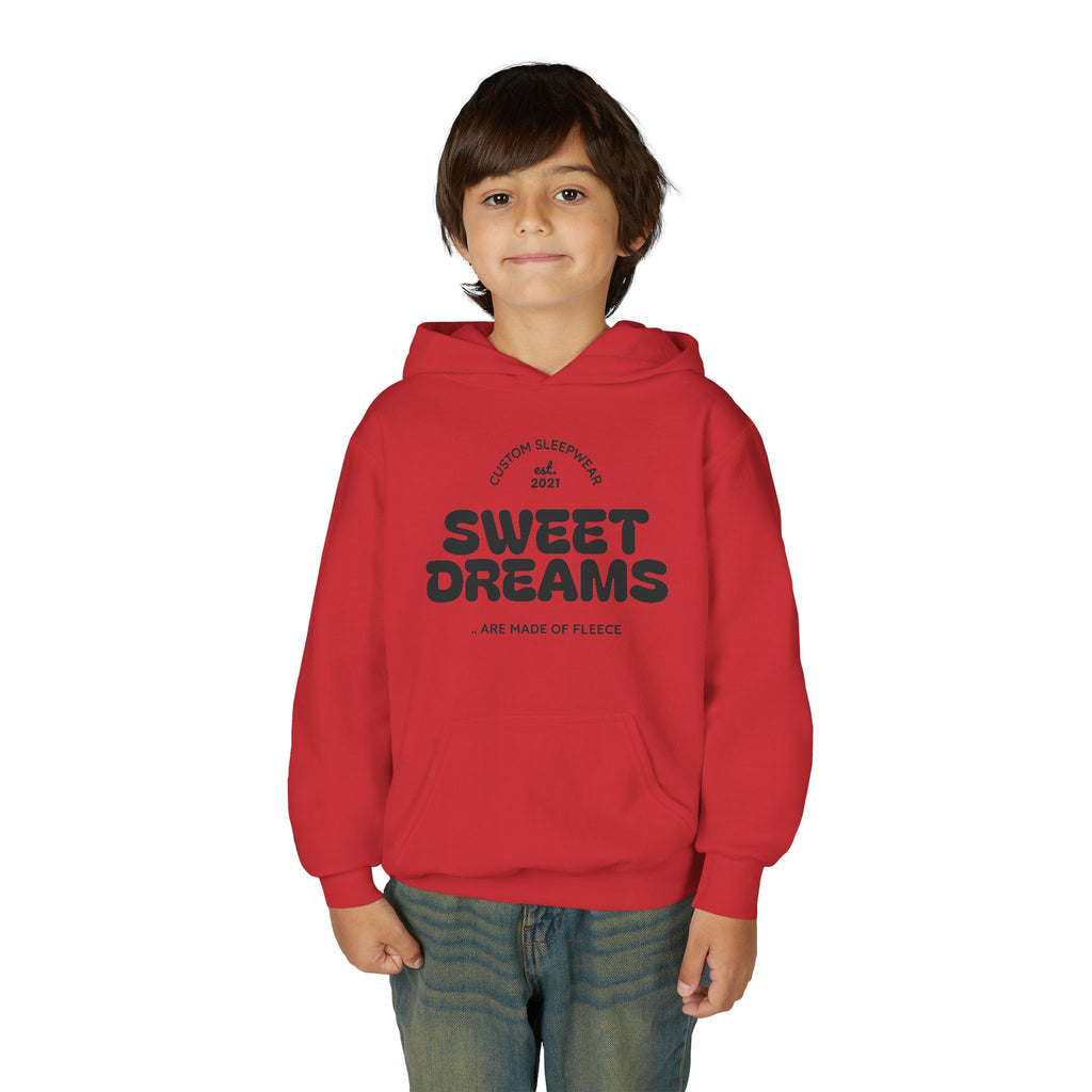 Sweet Dreams Youth Hoodie — Retro Cozy Sleepwear Pullover