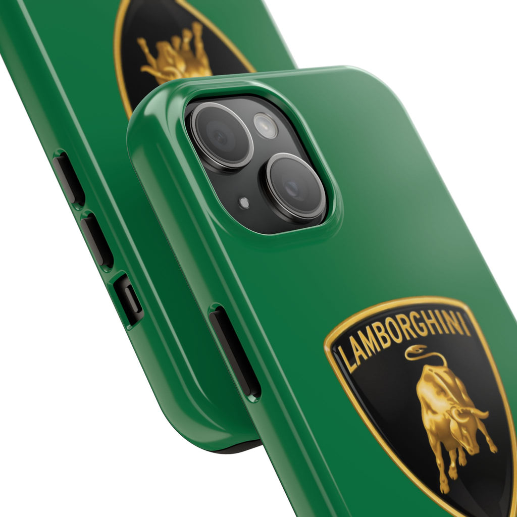Lamborghini Shield Tough Phone Case — Blue Protective iPhone Cover