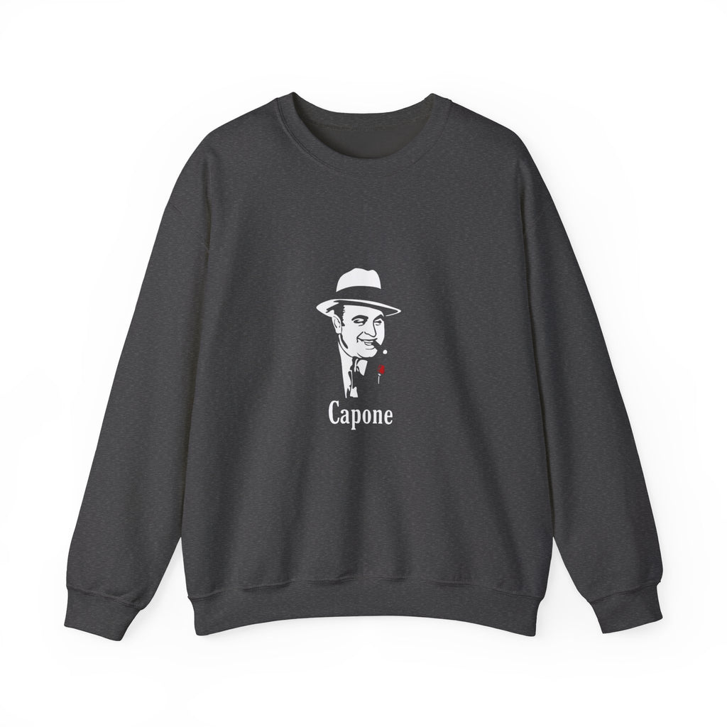 Scarface & Capone Retro Mafia Crewneck Sweatshirt