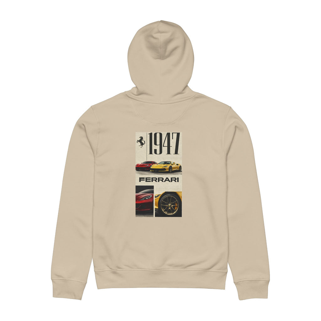 Ferrari 1947 Graphic Hoodie — Vintage Racing Car Pullover (Kopya)