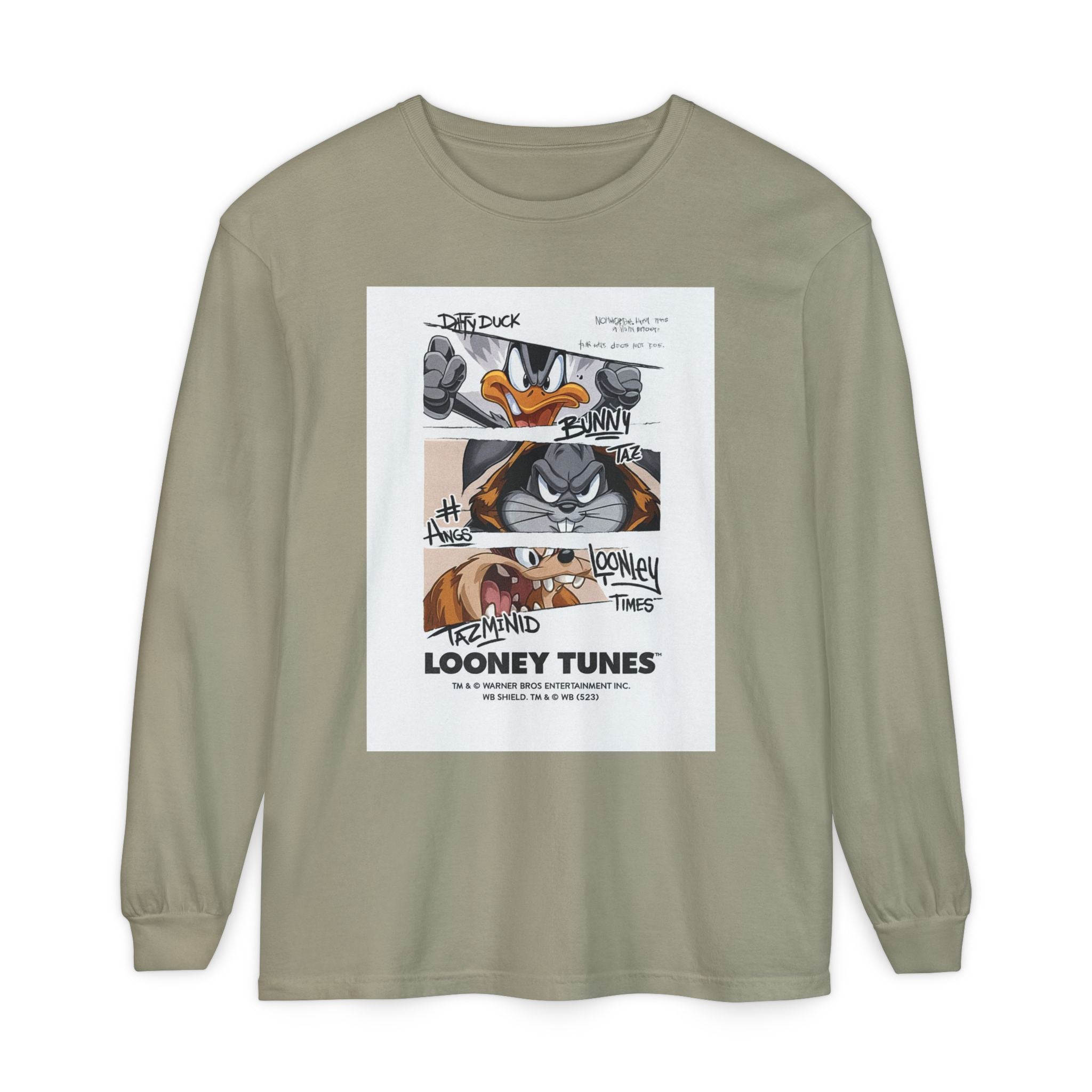 Unisex Garment-dyed Long Sleeve T-Shirt