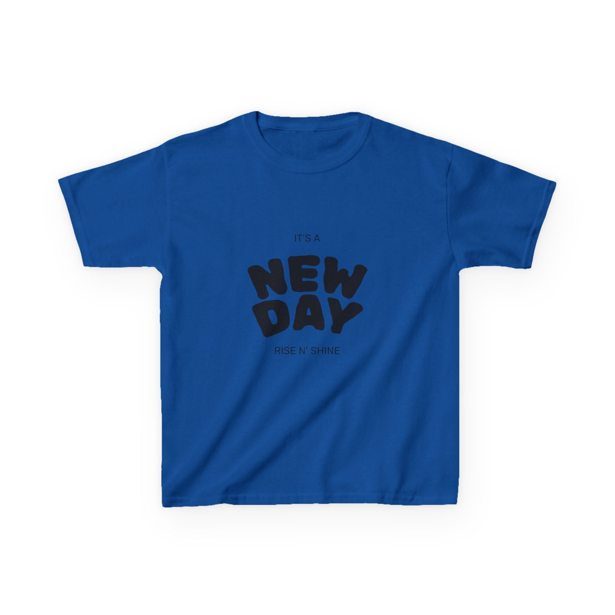 Kids 'New Day' Graphic Tee – Positive Morning T-Shirt for Children