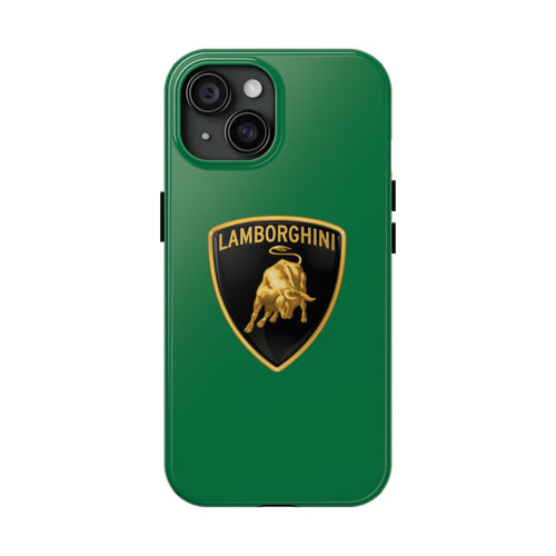 Lamborghini Shield Tough Phone Case — Blue Protective iPhone Cover