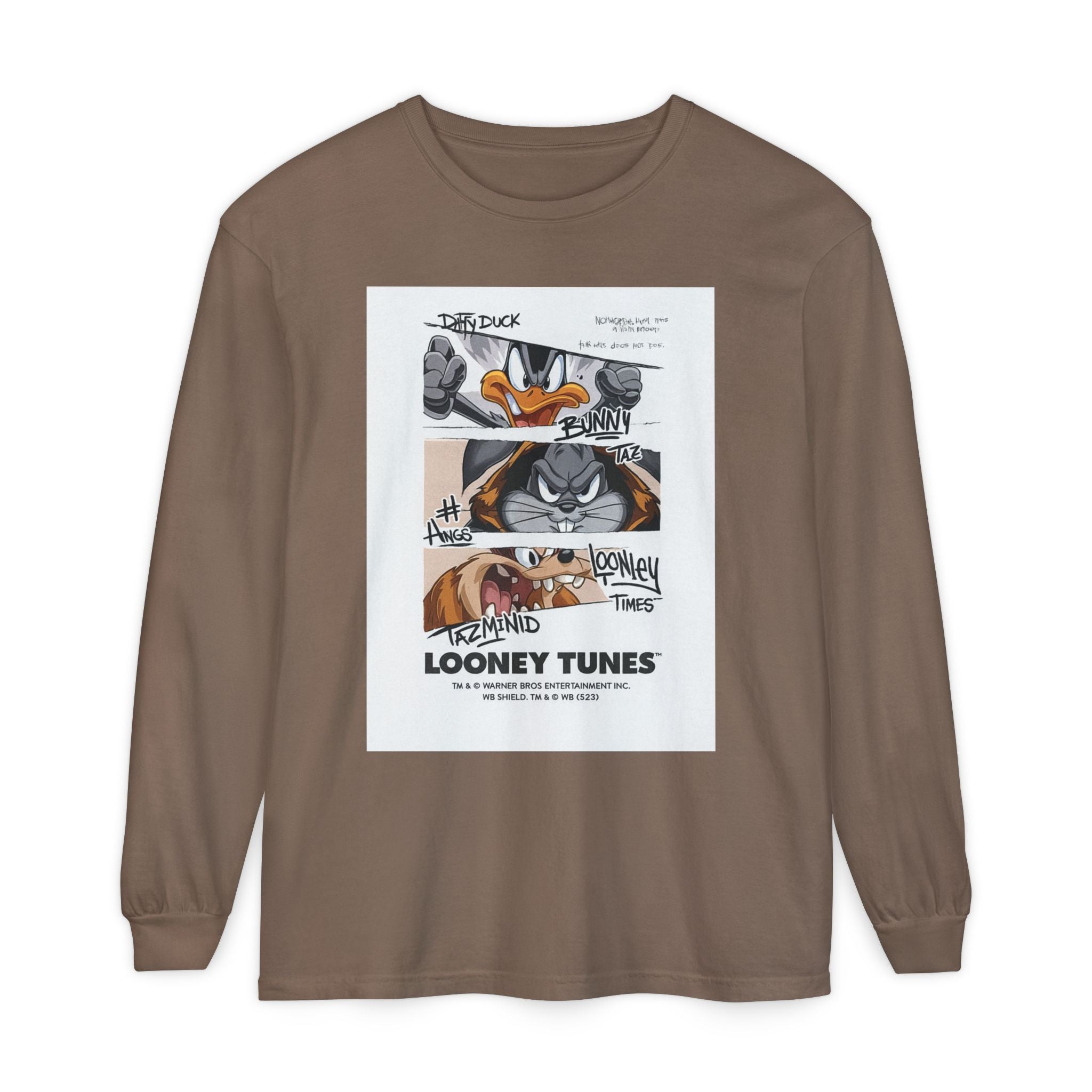 Unisex Garment-dyed Long Sleeve T-Shirt