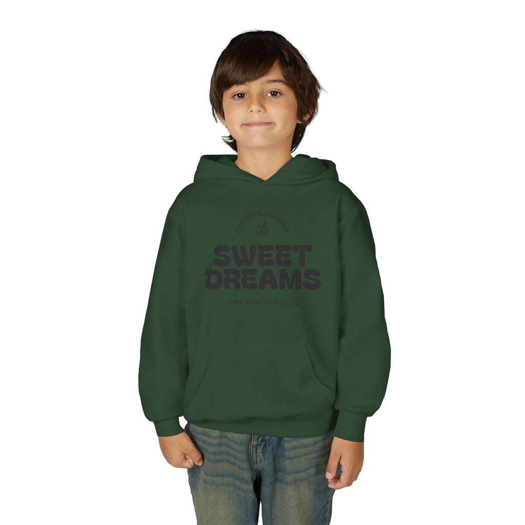 Sweet Dreams Youth Hoodie — Retro Cozy Sleepwear Pullover