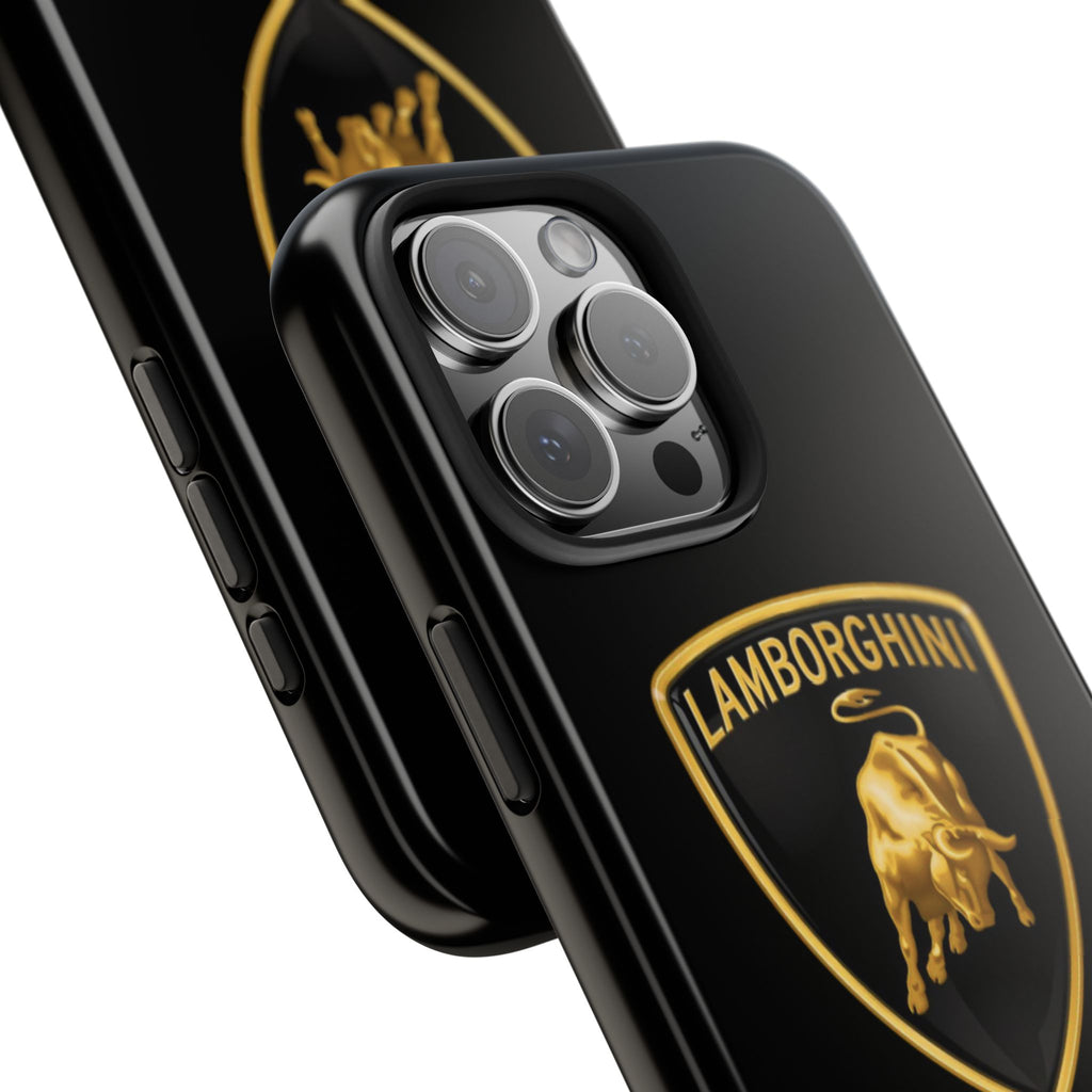 Lamborghini Shield Tough Phone Case — Blue Protective iPhone Cover