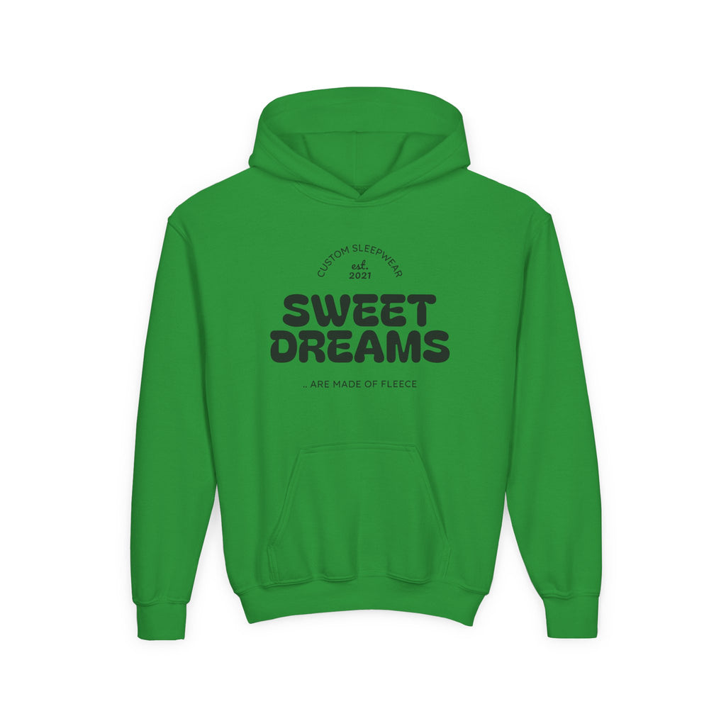 Sweet Dreams Youth Hoodie — Retro Cozy Sleepwear Pullover