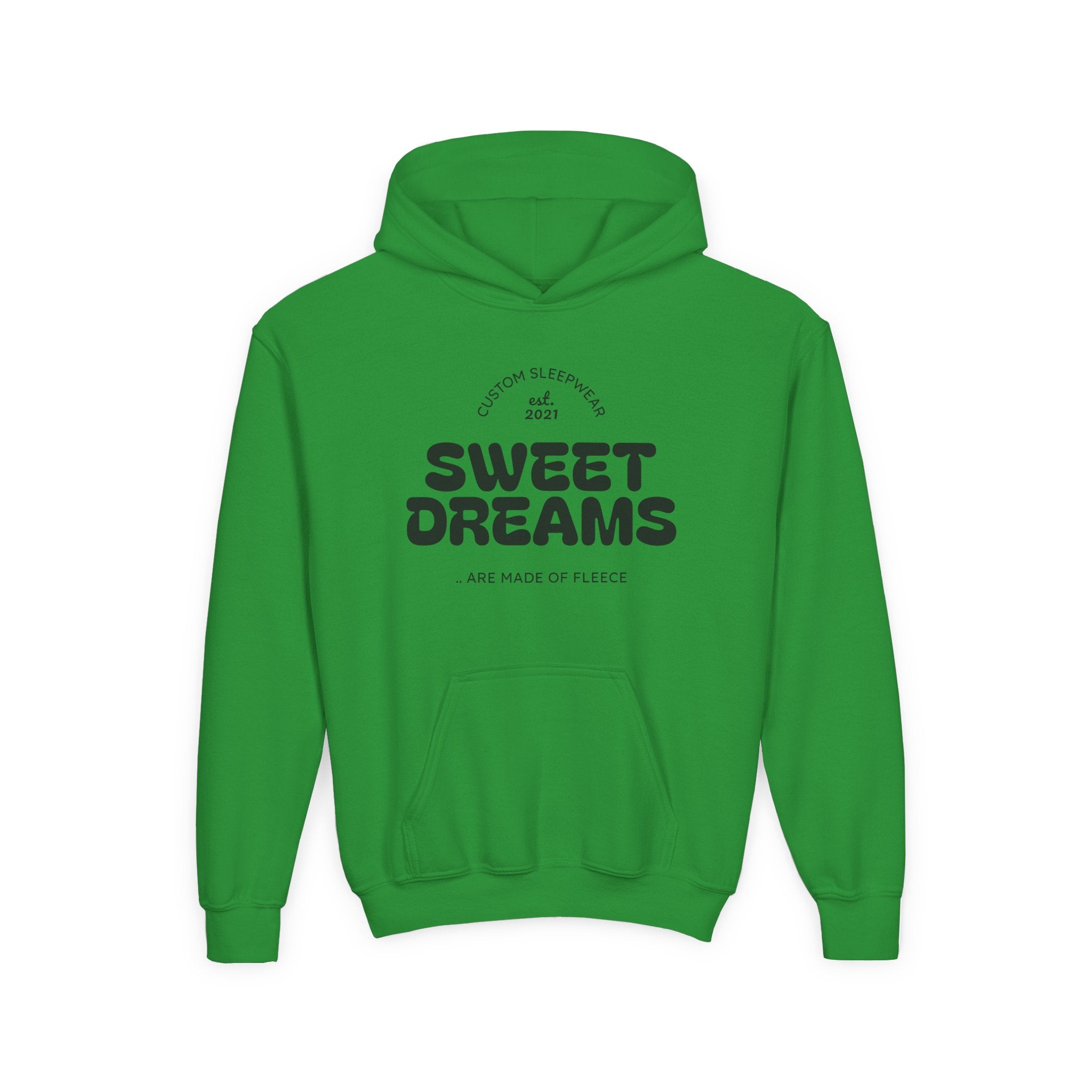 Sweet Dreams Youth Hoodie — Retro Cozy Sleepwear Pullover