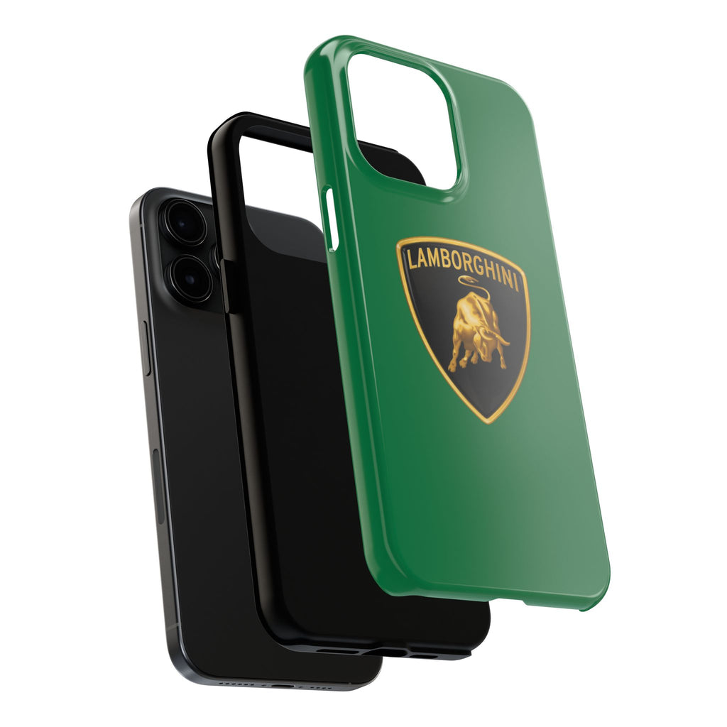 Lamborghini Shield Tough Phone Case — Blue Protective iPhone Cover