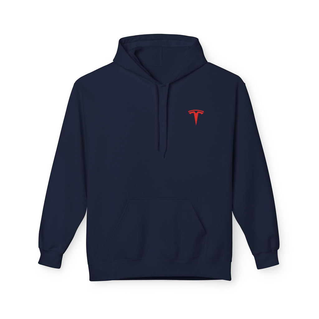 Tesla Cars Graphic Hoodie - 2003 Retro Logo Back Print (Kopya)