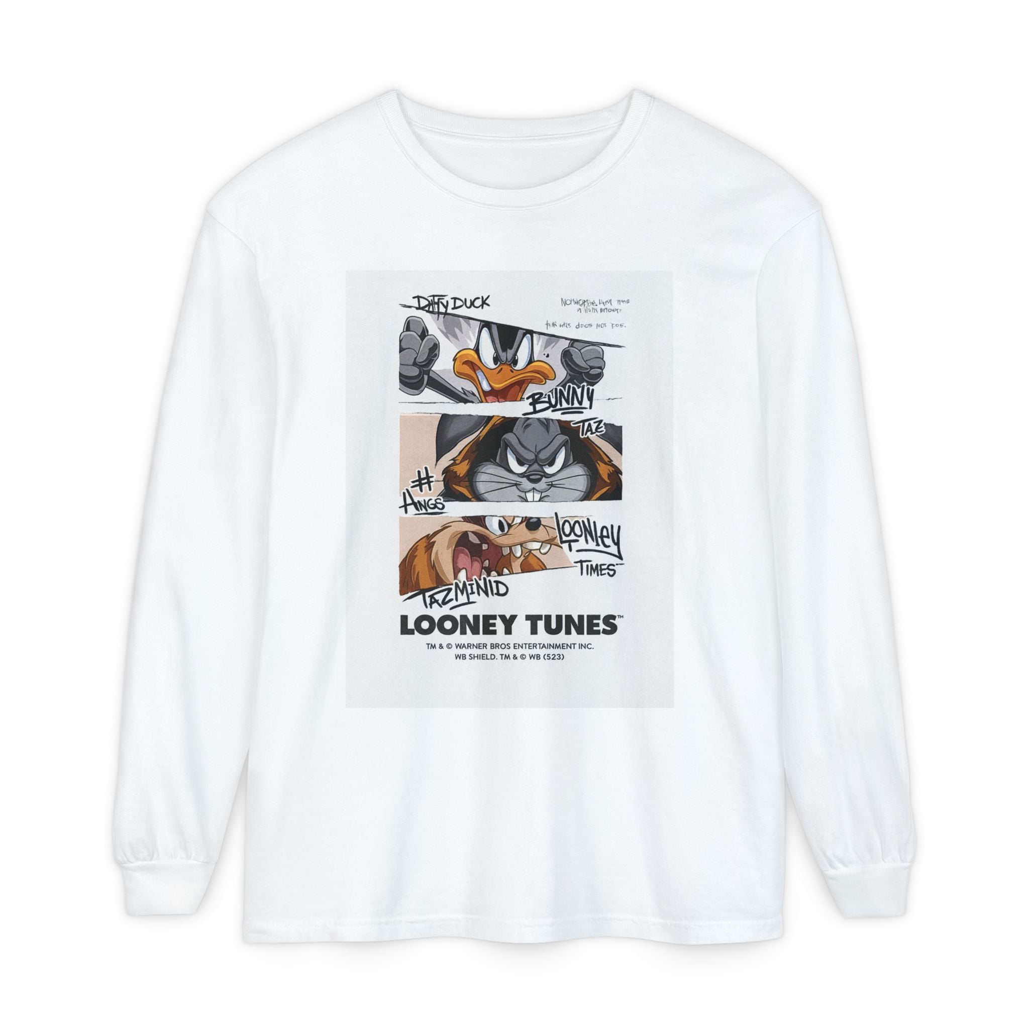 Unisex Garment-dyed Long Sleeve T-Shirt