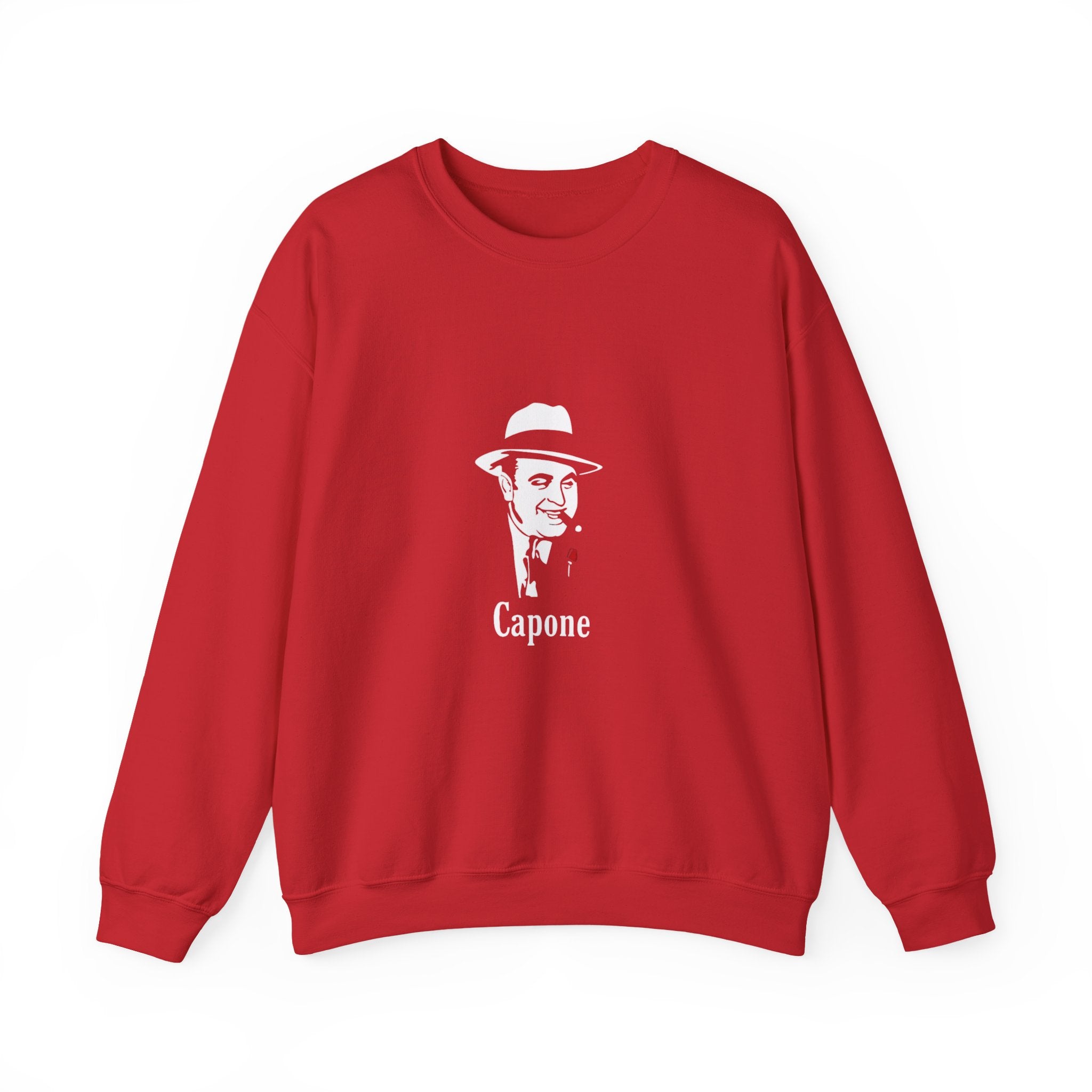 Scarface & Capone Retro Mafia Crewneck Sweatshirt