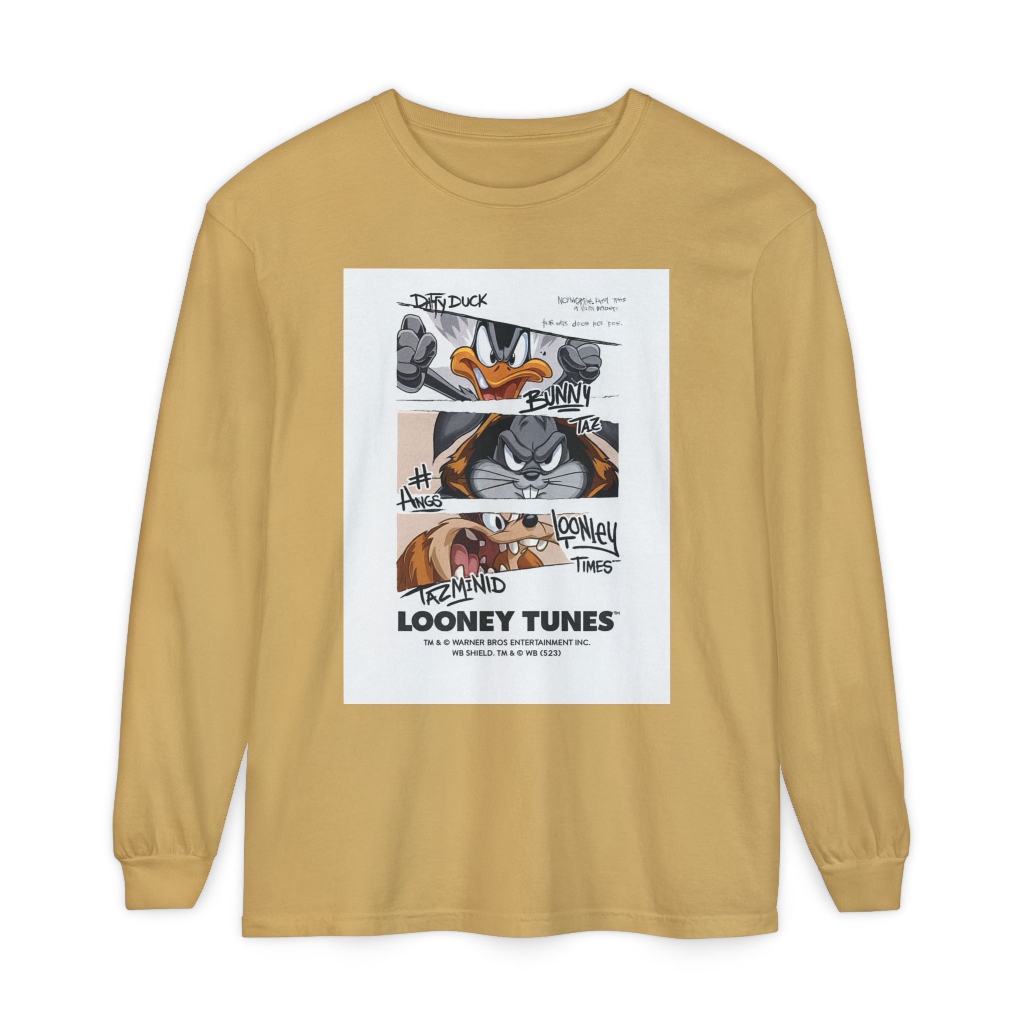 Unisex Garment-dyed Long Sleeve T-Shirt