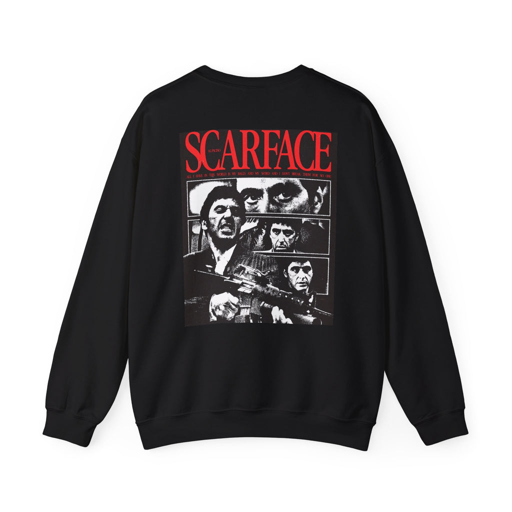Scarface & Capone Retro Mafia Crewneck Sweatshirt