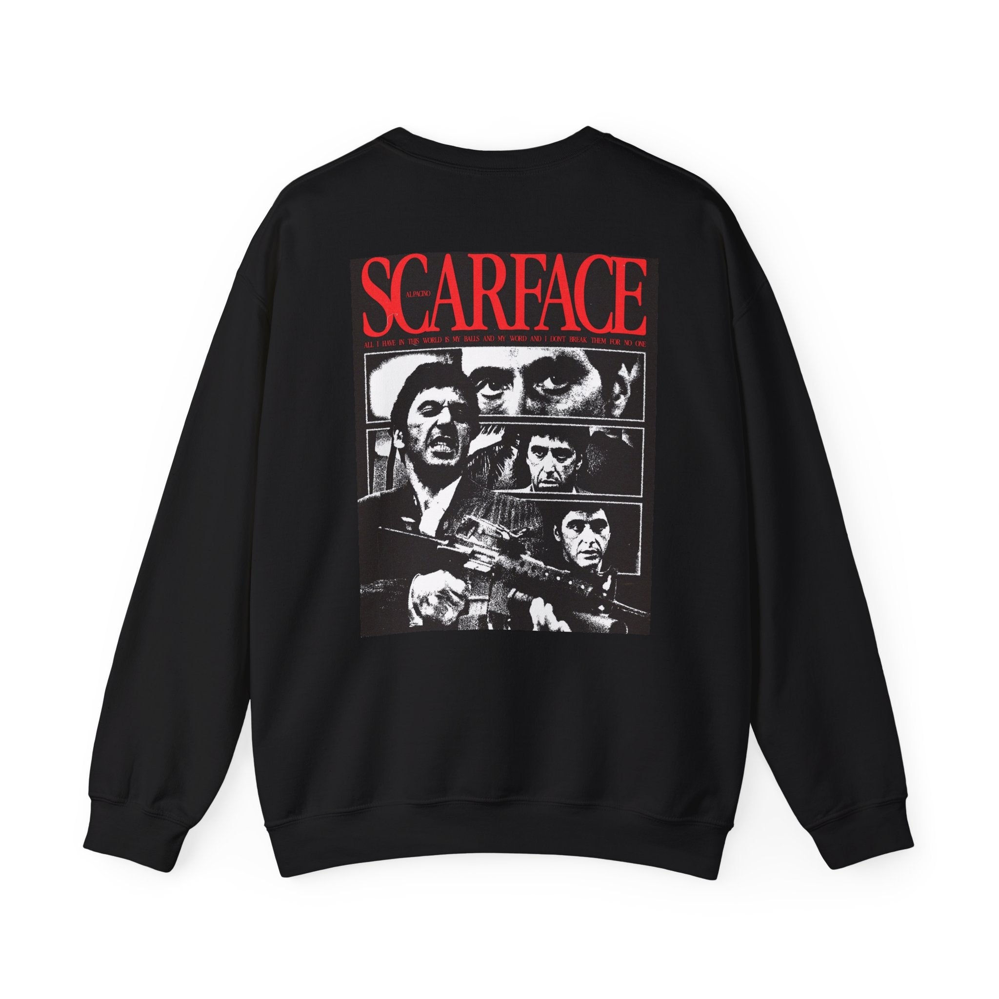 Scarface & Capone Retro Mafia Crewneck Sweatshirt