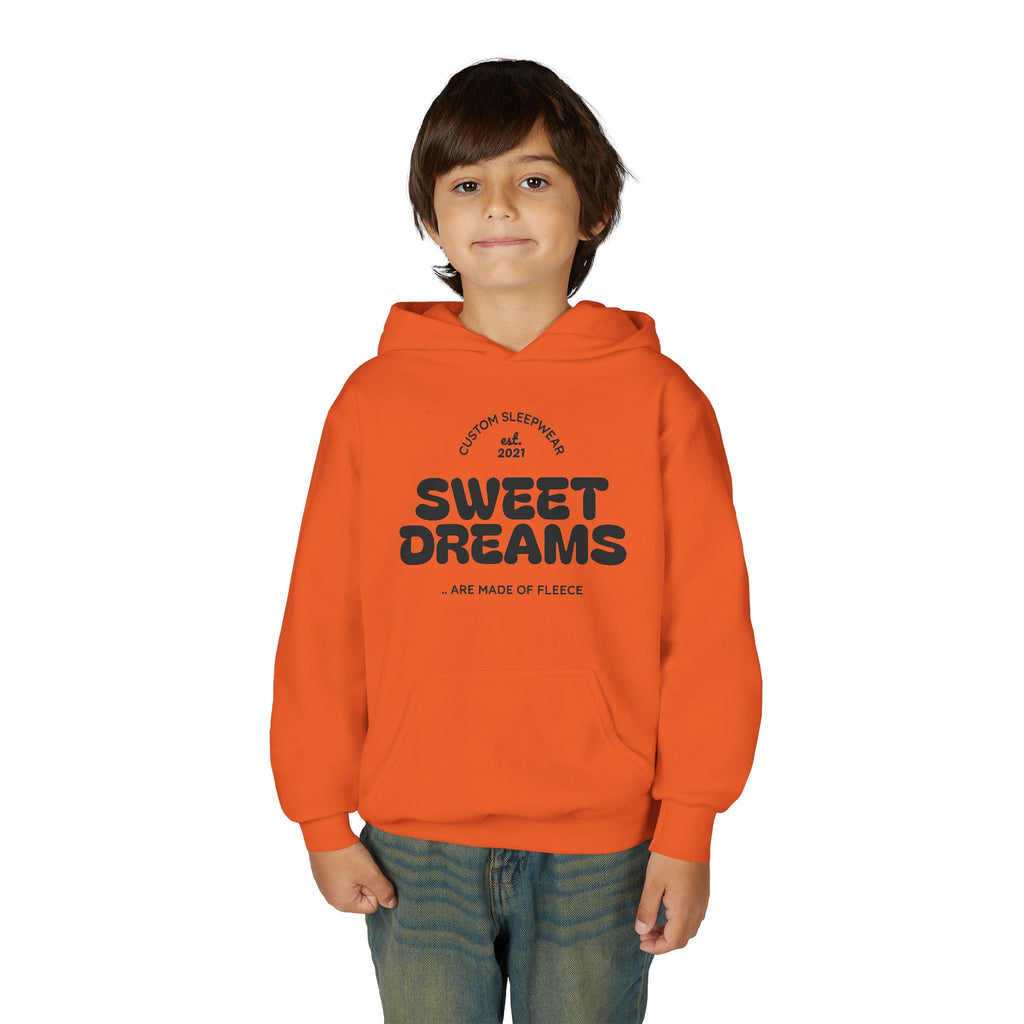 Sweet Dreams Youth Hoodie — Retro Cozy Sleepwear Pullover