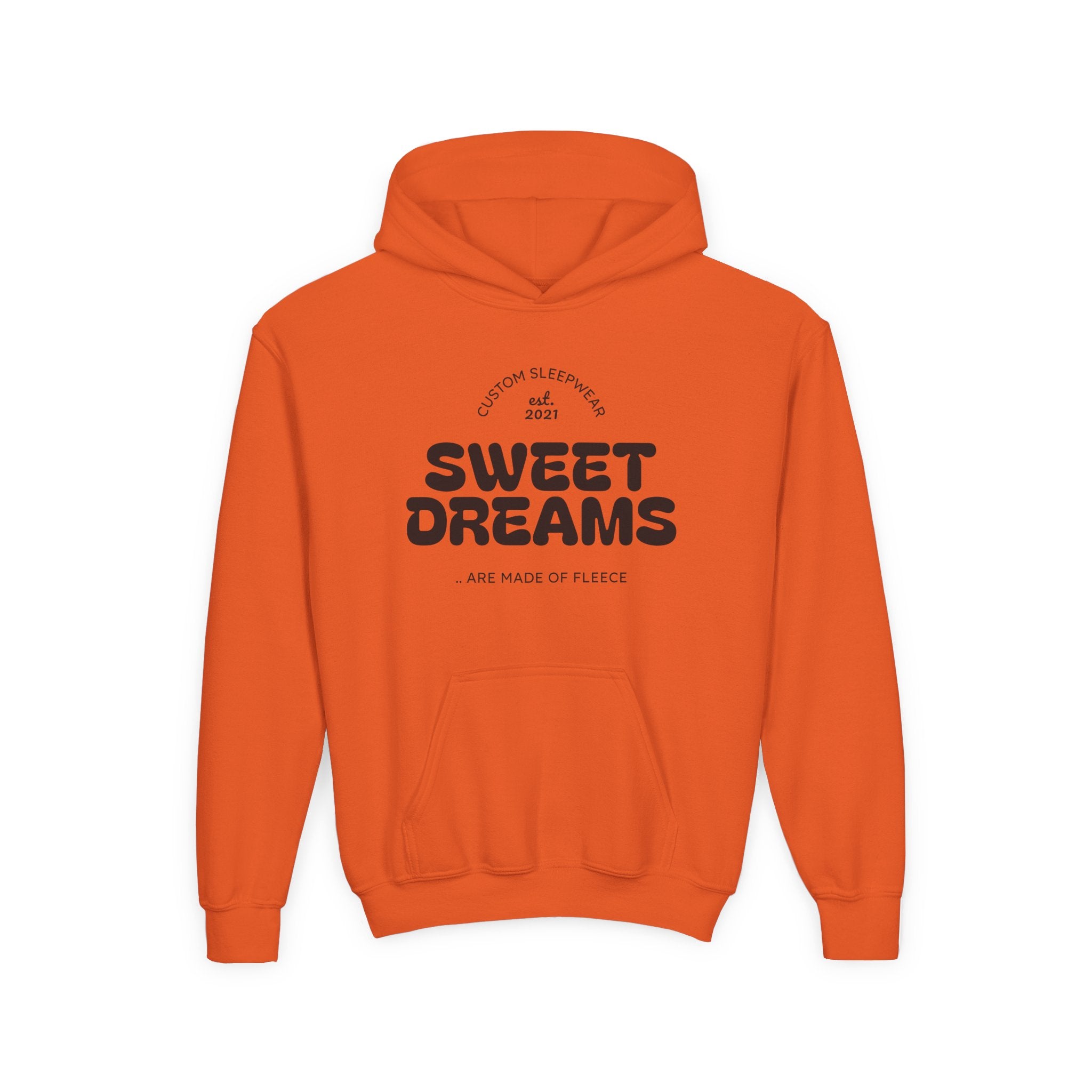 Sweet Dreams Youth Hoodie — Retro Cozy Sleepwear Pullover