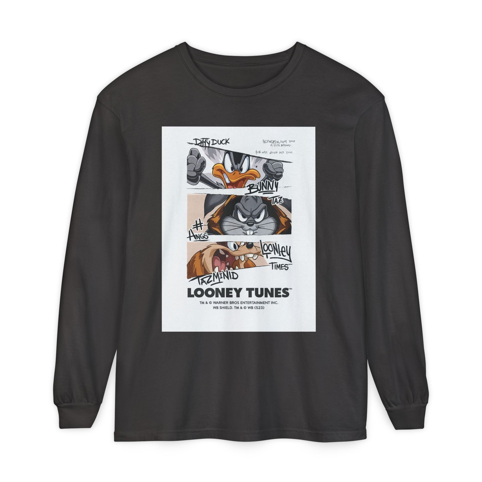 Unisex Garment-dyed Long Sleeve T-Shirt