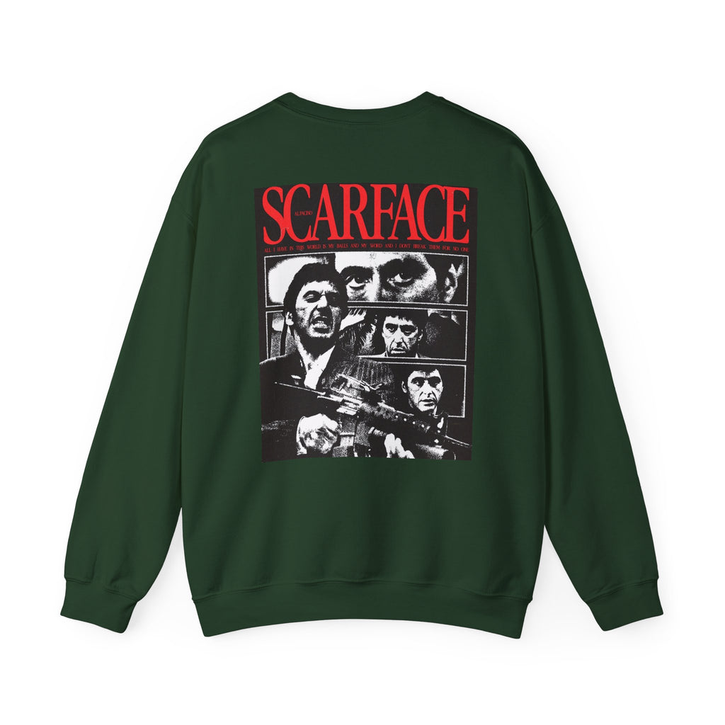 Scarface & Capone Retro Mafia Crewneck Sweatshirt