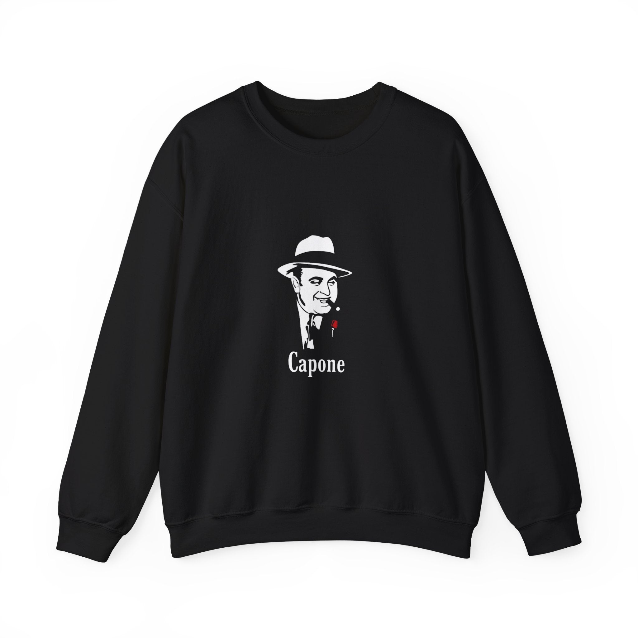 Scarface & Capone Retro Mafia Crewneck Sweatshirt