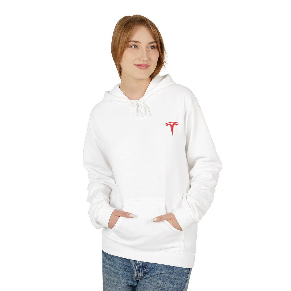 Tesla Cars Graphic Hoodie - 2003 Retro Logo Back Print (Kopya)