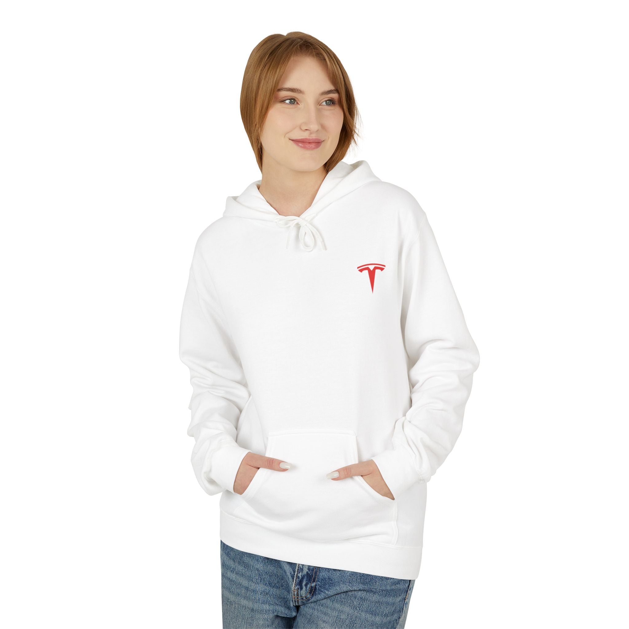 Tesla Cars Graphic Hoodie - 2003 Retro Logo Back Print (Kopya)