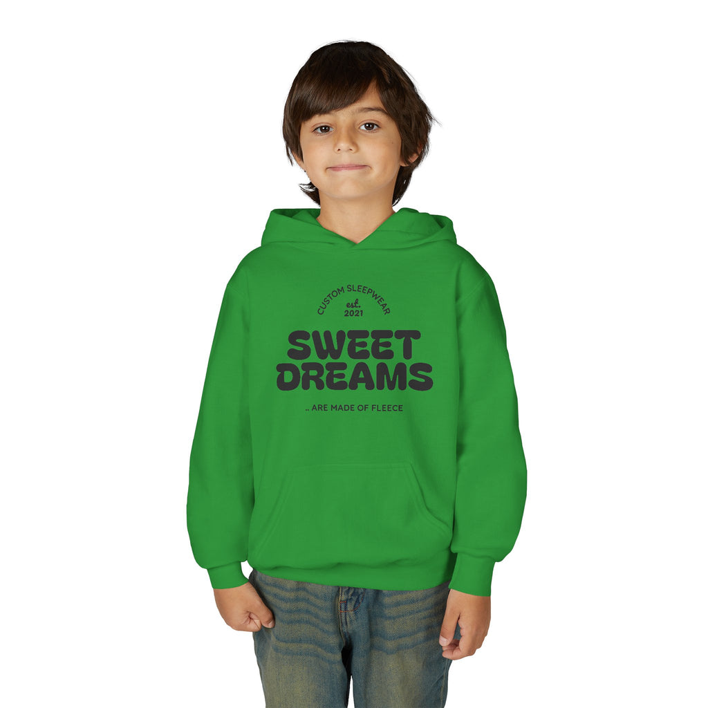 Sweet Dreams Youth Hoodie — Retro Cozy Sleepwear Pullover