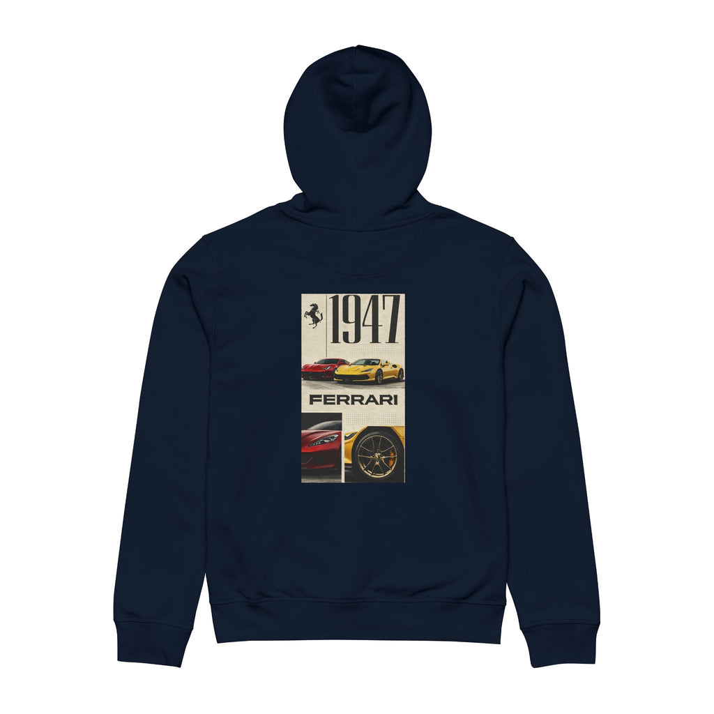 Ferrari 1947 Graphic Hoodie — Vintage Racing Car Pullover (Kopya)