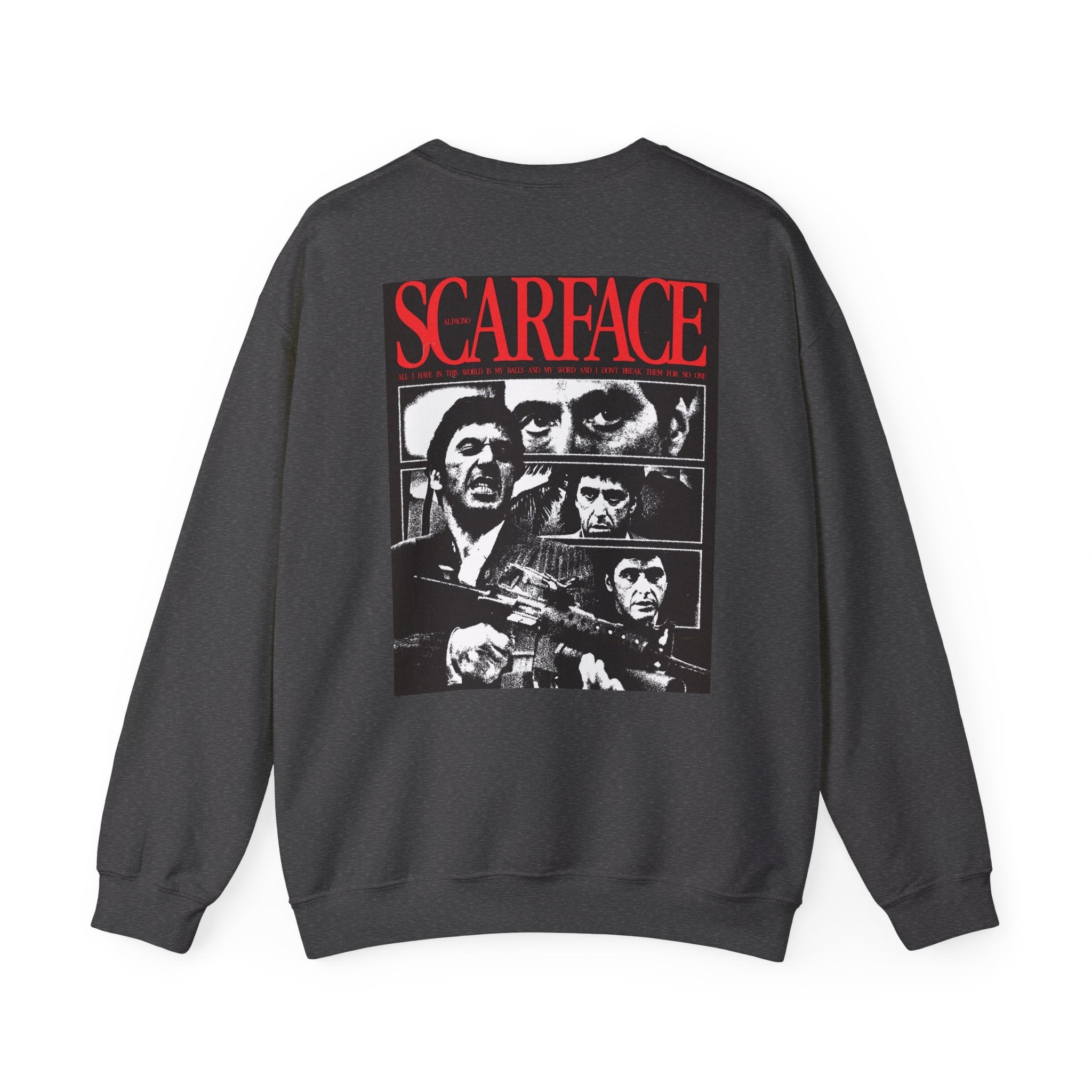 Scarface & Capone Retro Mafia Crewneck Sweatshirt