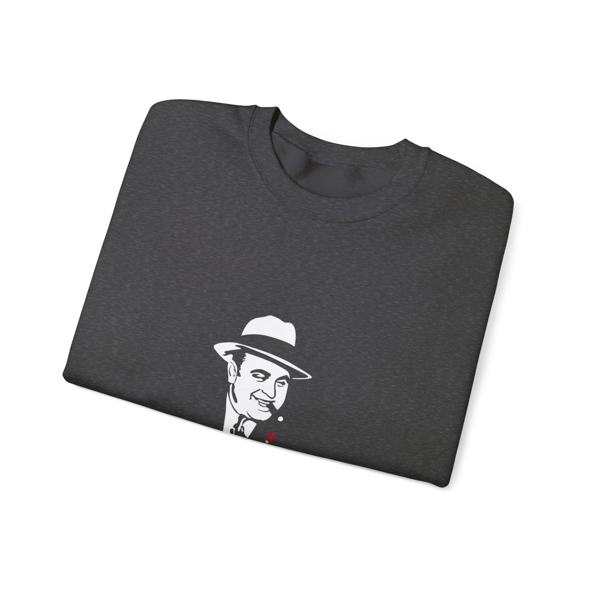 Scarface & Capone Retro Mafia Crewneck Sweatshirt