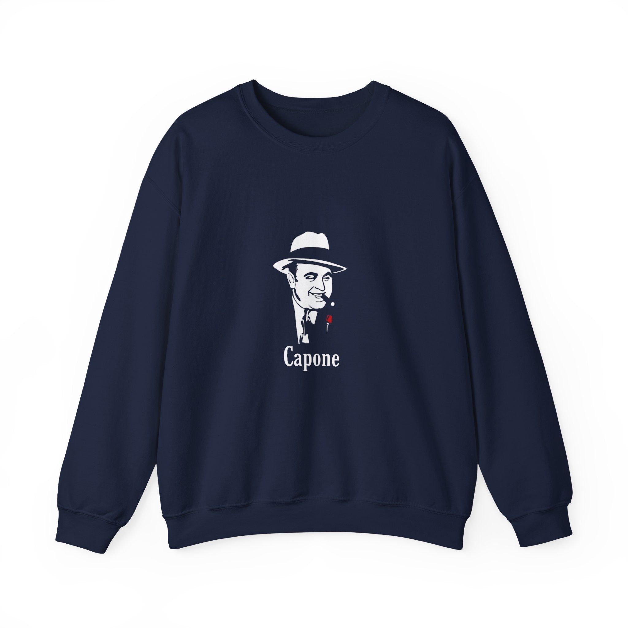 Scarface & Capone Retro Mafia Crewneck Sweatshirt